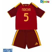 AS Roma Evan Ndicka #5 Domaci Dres za djecu 2026-27 Kratak Rukav (+ Kratke hlače)